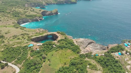 Broken Beach in Nusa Penida Island