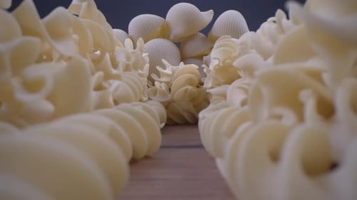 Schöne runde Pasta