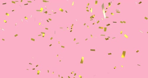 Confetti falling