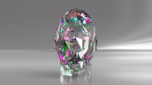 Holographic Polygonal Crystal Head Transformation