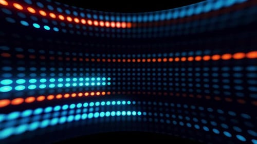 Abstract Dots stripe With Speed light Lines