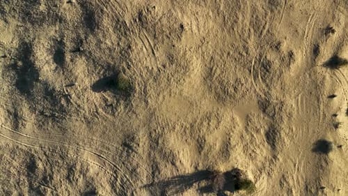 Texture of dust aerial view