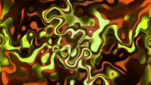 Abstract Swirling Liquid Colors Motion Background