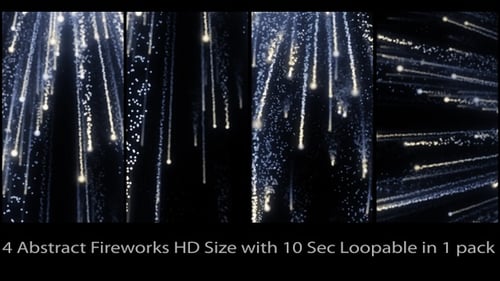 Dynamic Glowing Particle Trails and Burst Animation