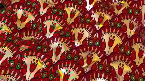 Traditional Ottoman Tulips Loop