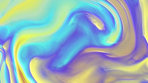 Fluid Neon Abstract Swirls Animated Background Loop