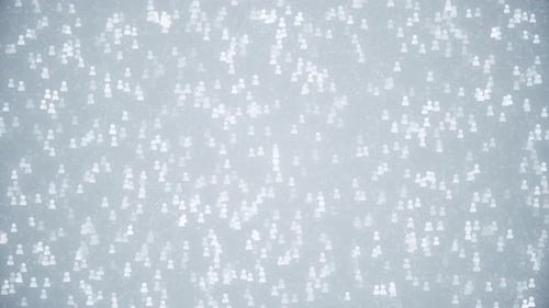 Animated Network of Connecting People Icons Background Loop