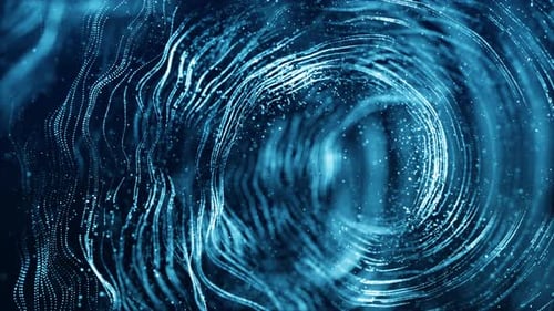 Digital Particles Technology Background