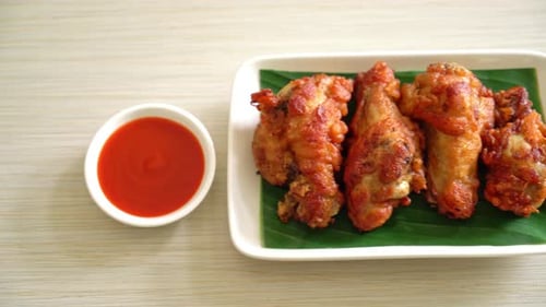 Crispy Fried Chicken Wings with Fish Sauce