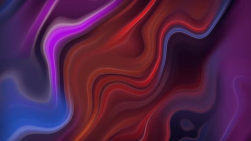 Abstract Fluid Glowing Waves Background Animation