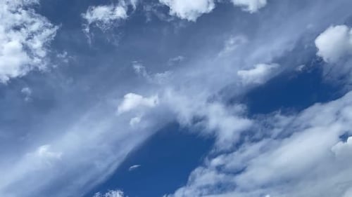 Zeitraffer Himmel Wolken