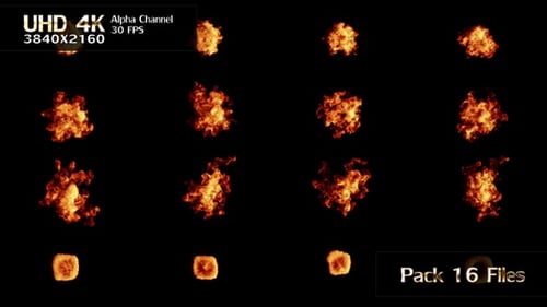Realistic Fire and Explosion Elements Pack