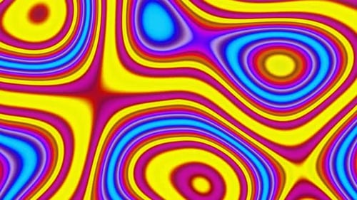 Vibrant Abstract Fluid Pattern Background Loop