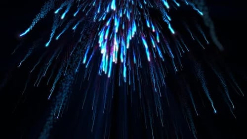 Sparkle Particles Blau 03
