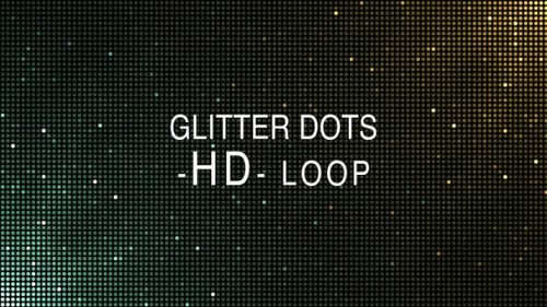 Abstract Shimmering Dots Grid Animation Background Loop