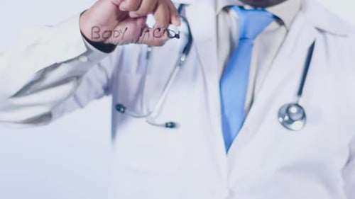 Doctor Writes Body Acidity on Glass