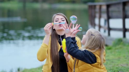 Happy Family in Park