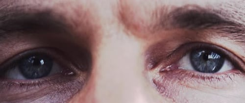 Close Up Of Piercing, Emotional Eyes