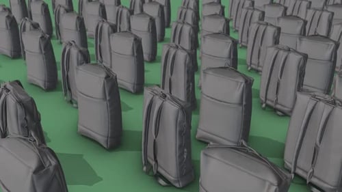 Beaucoup de sacs à dos d'affilée Hd