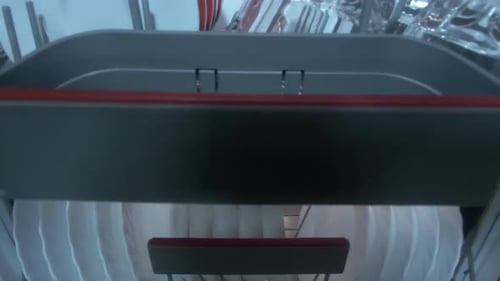 Dishwasher Dish Glasses Close