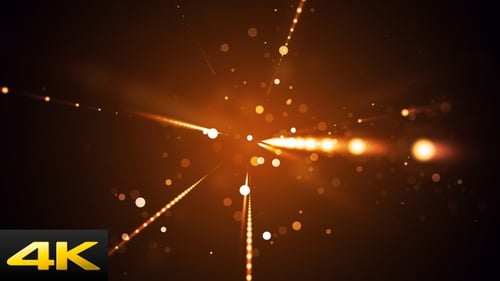 Abstract Light Beams and Particles Background