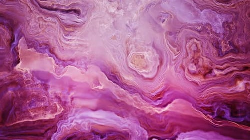 Abstract Flowing Marble Texture in Purple and Pink