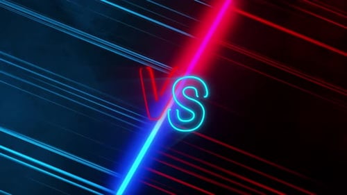 Versus Neon Banner