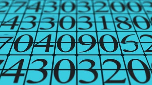 Abstract Number Background