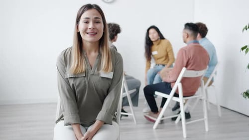 Adults in Therapy Session Discuss Problems