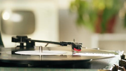 Vinyl Record Closeup