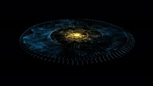 Abstract Sci-Fi Energy Wave Portal Transition