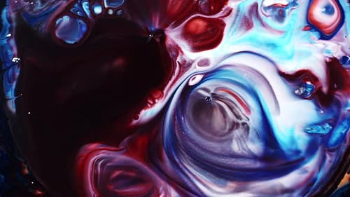 Abstract Water Paint Diffusion Art 75