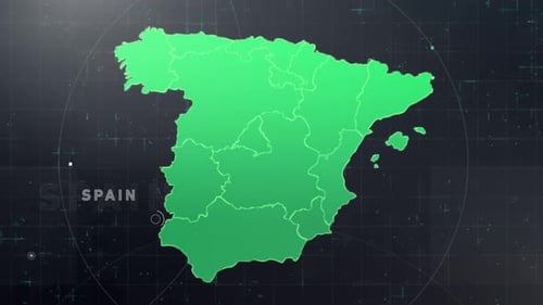 Karte von Digital Tech Spain, Vorderansicht