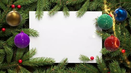 Weihnachtshintergrund Loop 4k