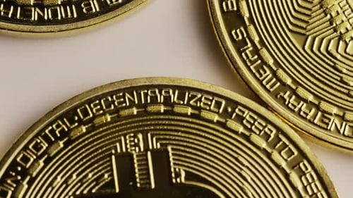 Plan rotatif de Bitcoins (cryptomonnaie numérique)