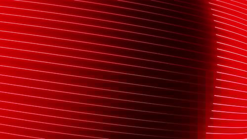 Abstract Neon Red Lines Background Animation