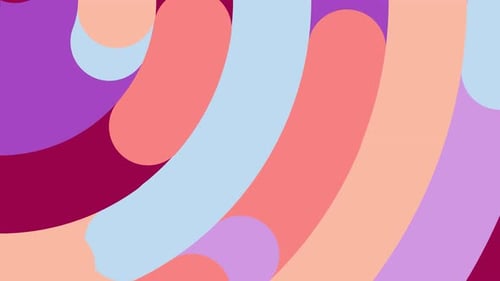 Boucle de lignes colorées