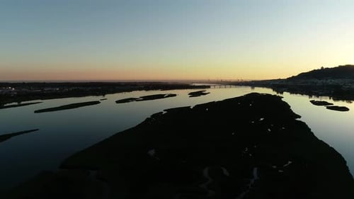 Sonnenuntergang am See
