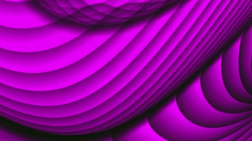 Abstract Purple Flowing Waves Looping Background Animation