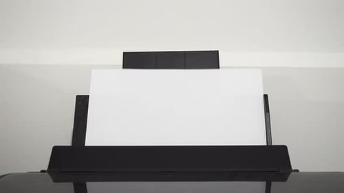 Printing A4 document for work, working from home equipment