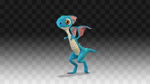 Dragon Dancing Running Man