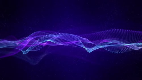 abstract waveform futuristic motion background V2
