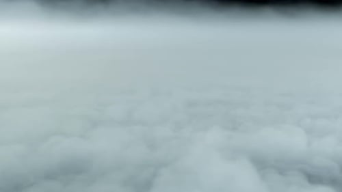 Dreamy Aerial View of Abstract Swirling Clouds