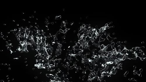 Fluid Water Splash Transition Overlay