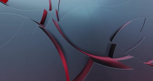 Dynamic Abstract Geometric Shapes Background Animation