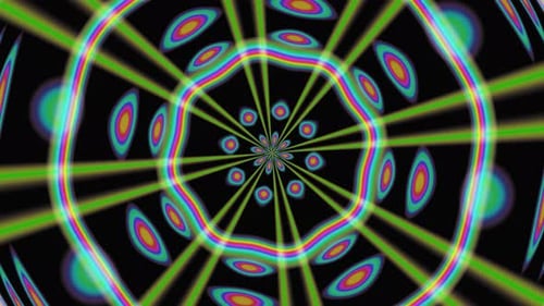 Fondo abstracto de caleidoscopio 4k.