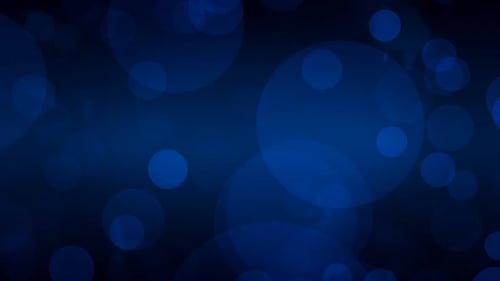 Blue Bokeh Background Loop