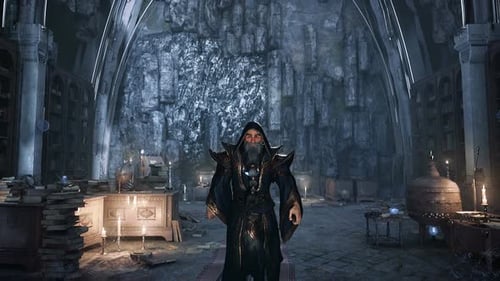 The Magician Prepares For The Magic Ritual