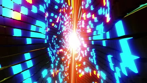 Cube Laser Neon 03 4k