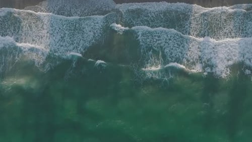 Beach with Breaking Waves